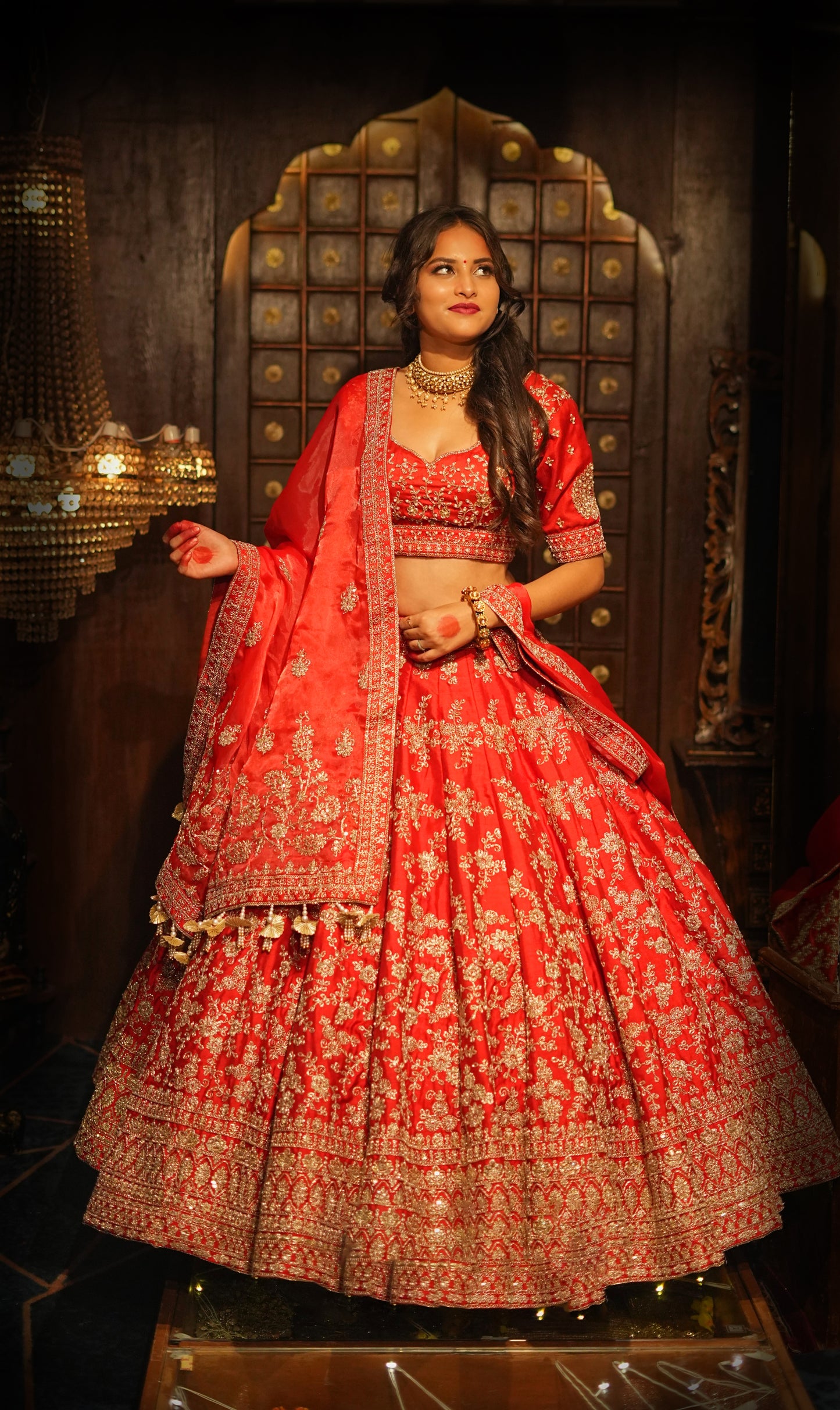 PAISELY GRADATION JAAL GAARA SILK LEHENGA