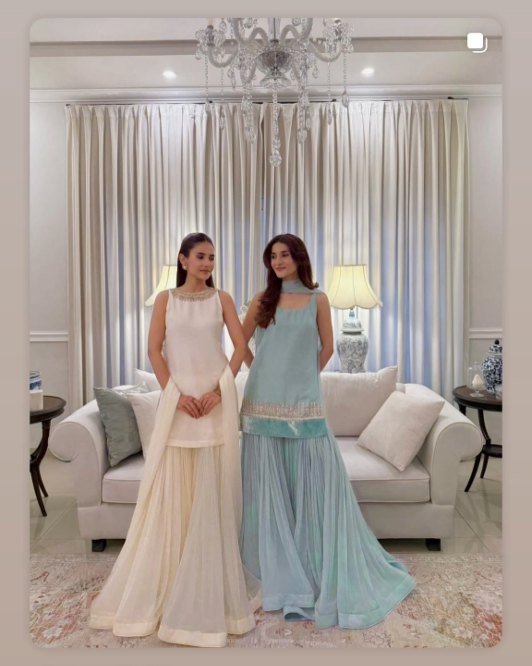 IVORY ZARDOZI SILK SHARARA SET WITH GOLD EMBROIDERY