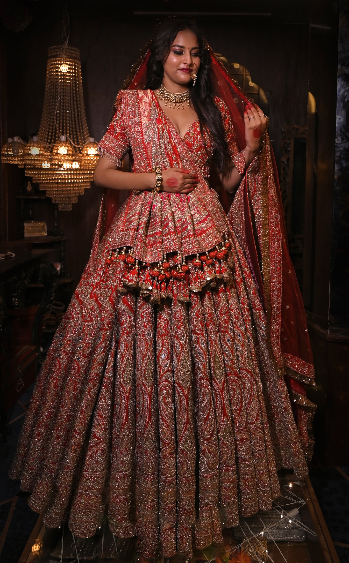 PAISLEY SILK LEHENGA