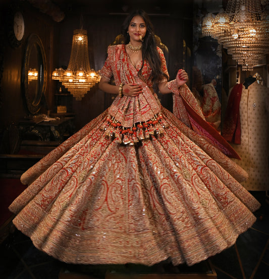 PAISLEY SILK LEHENGA