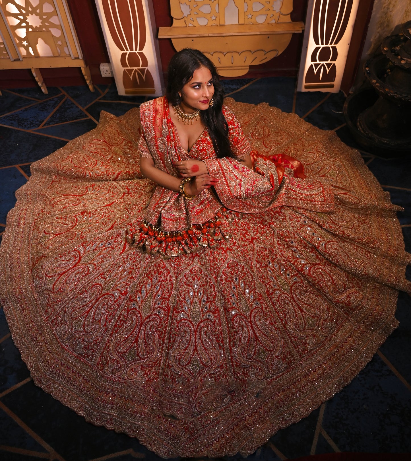 PAISLEY SILK LEHENGA