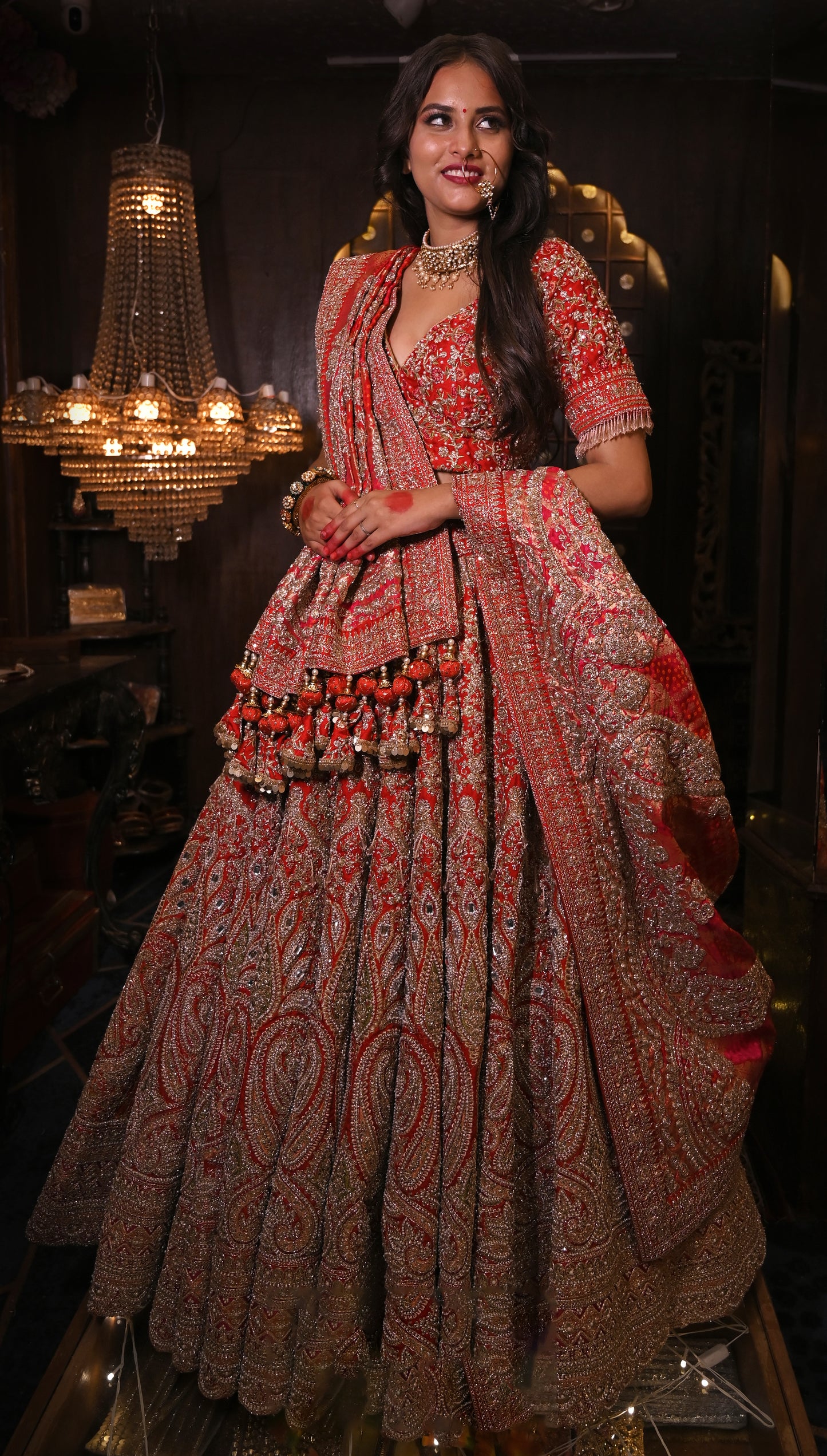 PAISLEY SILK LEHENGA