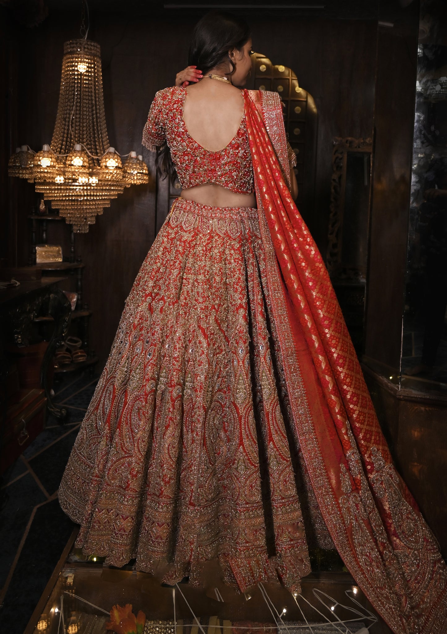 PAISLEY SILK LEHENGA