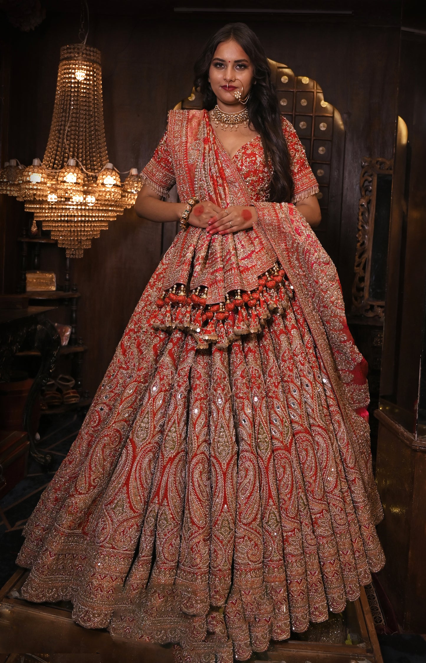PAISLEY SILK LEHENGA