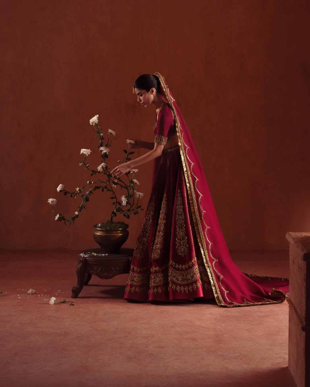DARK PINK BRIDAL LEHENGA