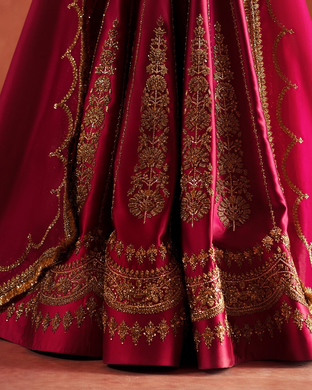 DARK PINK BRIDAL LEHENGA