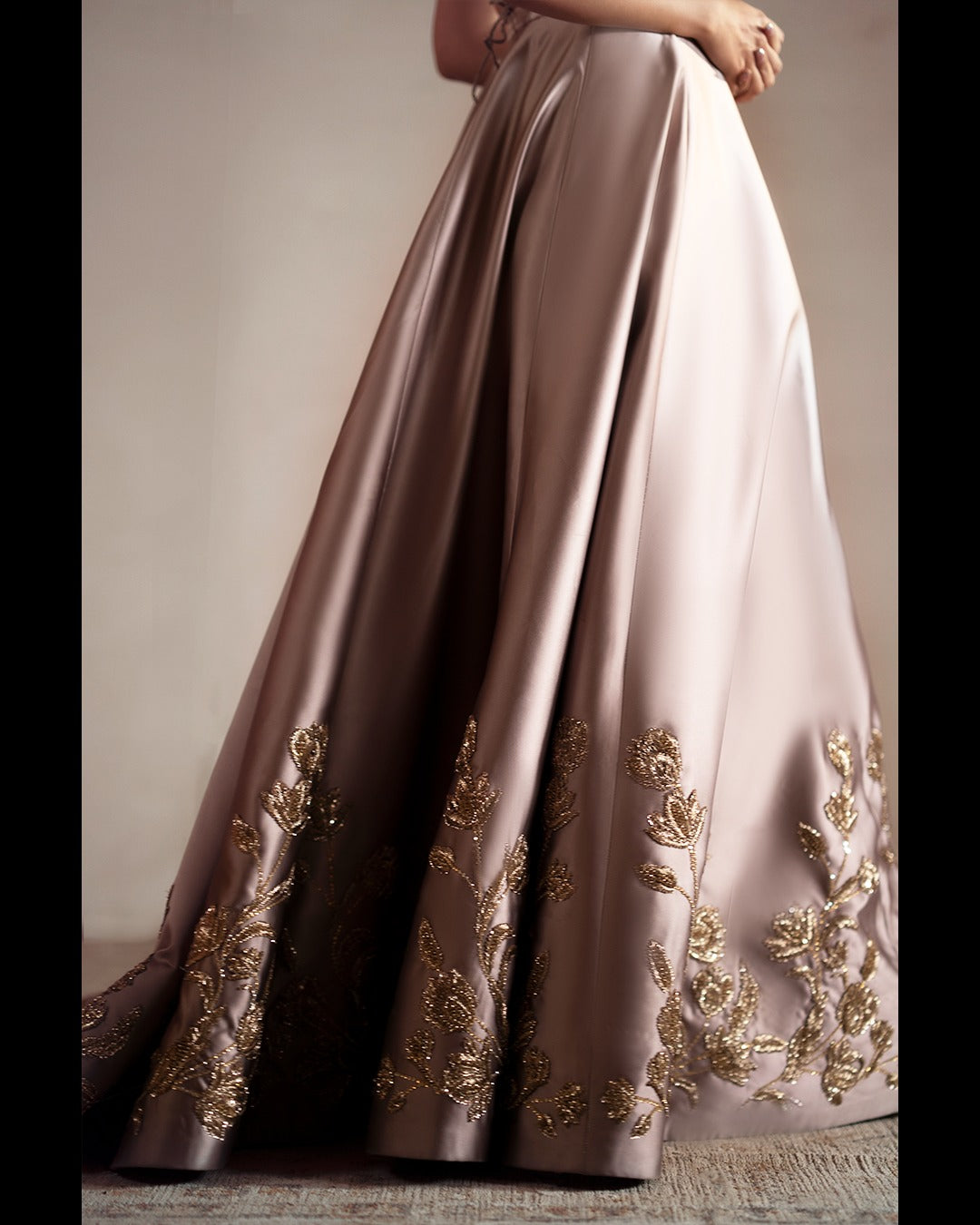 SPRING LILAC SILK LEHENGA
